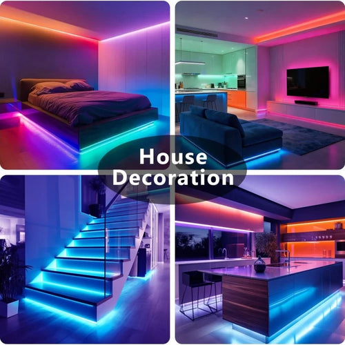 DC 5V USB LED Strip Lights APP Control Color Changing 5050 RGB Led Light Flexible Lamp Tape for Room Decoration Party Atmosphere